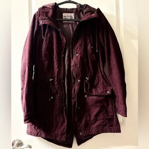 Levi's the Jess Cotton Fishtail Hooded Parka Jacket